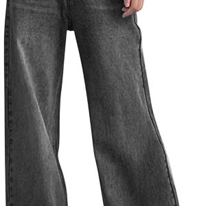 Women Wide Leg Jeans High Waist Baggy Jeans for Women Loose Boyfriends Jeans Denim Pants  90s