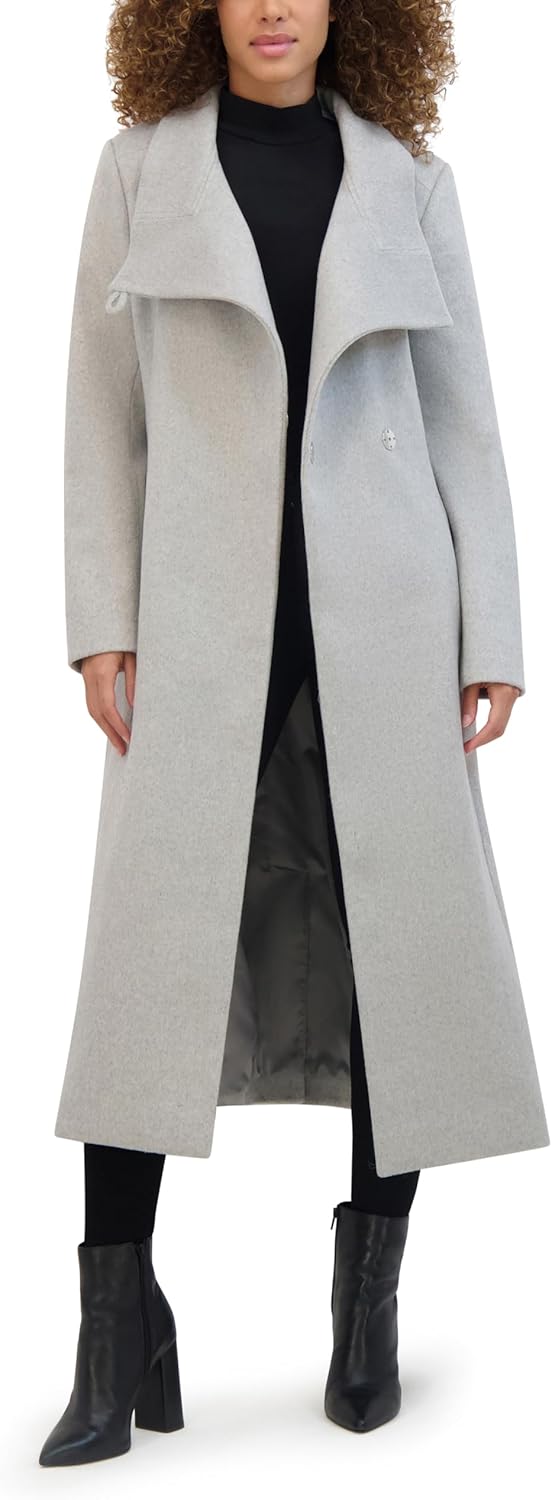 Women's Tweed Wool-Blend Coat