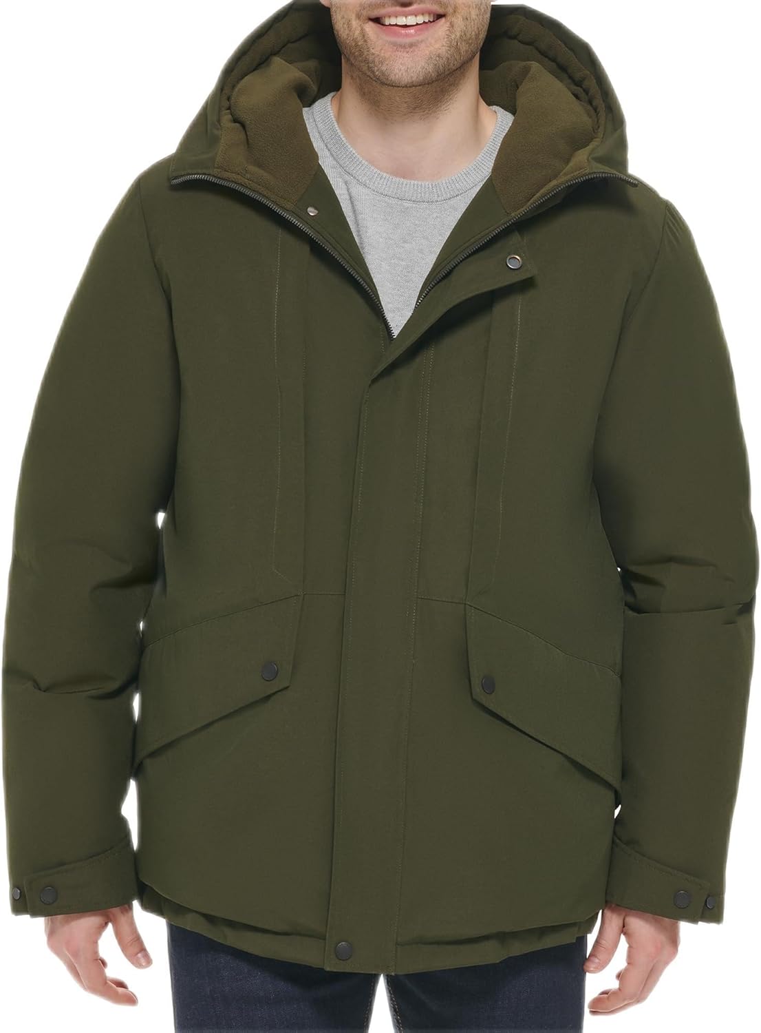 men Hooded Puffer Jacket - Image 2